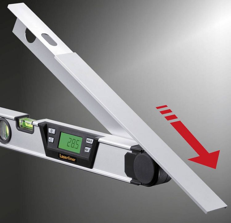 Produktbild: Laserliner ARCOMASTER 40 075.130A-40 Digitaler Winkelmesser 400mm 220&deg;