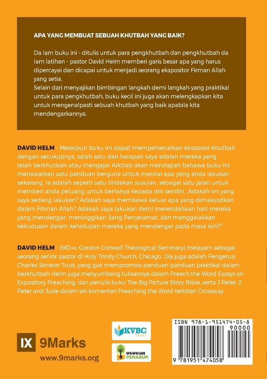 Produktbild: Expositional Preaching / Eksposisi Khutbah
