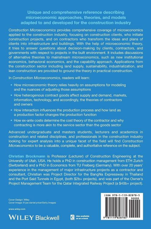 Produktbild: Construction Microeconomics