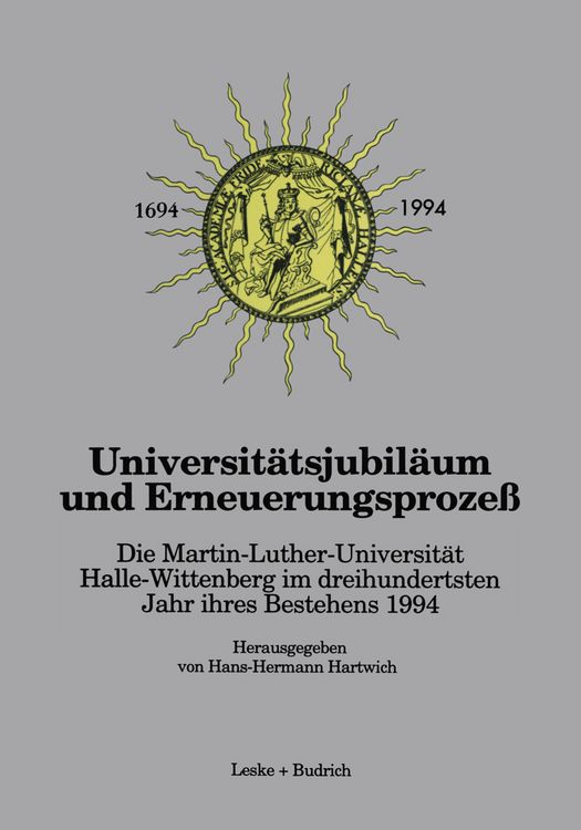 Produktbild: Universit&auml;tsjubil&auml;um und Erneuerungsproze&szlig;