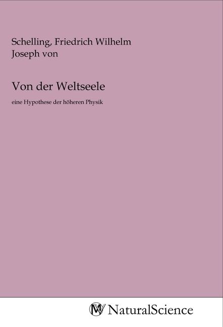 Produktbild: Von der Weltseele
