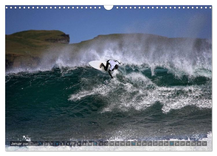 Produktbild: Faszination Surfen (Wandkalender 2026 DIN A3 quer), CALVENDO Monatskalender