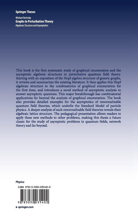 Produktbild: Graphs in Perturbation Theory