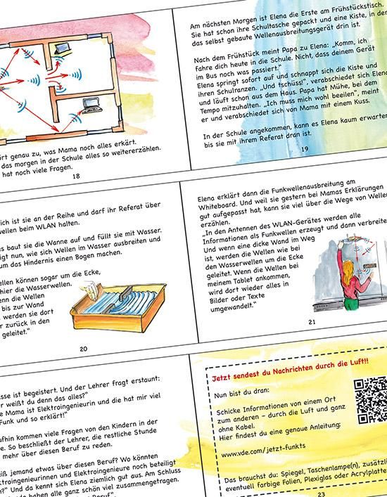 Produktbild: ... und die Elektroingenieurin kann Nachrichten um die Ecke senden