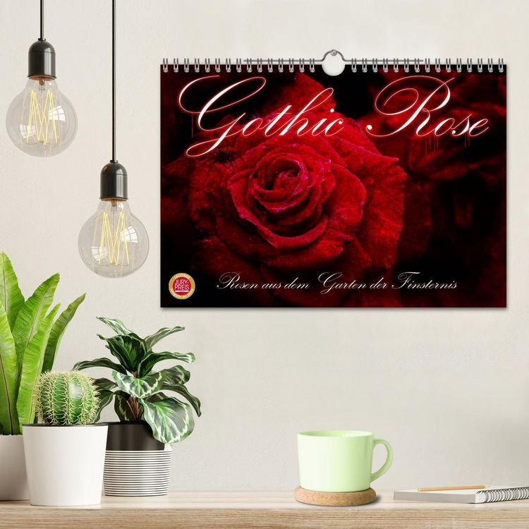 Produktbild: Gothic Rose - Rosen aus dem Garten der Finsternis (Wandkalender 2026 DIN A4 quer), CALVENDO Monatskalender
