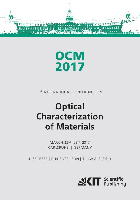 Produktbild: OCM 2017 - Optical Characterization of Materials - conference proceedings