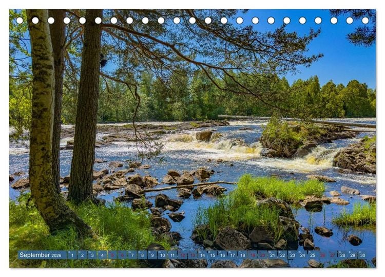 Produktbild: SCHWEDEN wild-romantisch (Tischkalender 2026 DIN A5 quer), CALVENDO Monatskalender
