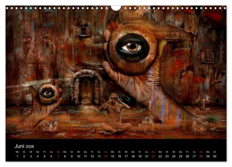 Produktbild: Moderner Surrealismus (Wandkalender 2026 DIN A3 quer), CALVENDO Monatskalender