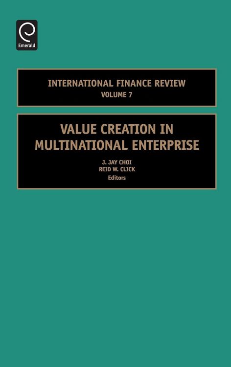 Produktbild: Value Creation in Multinational Enterprise