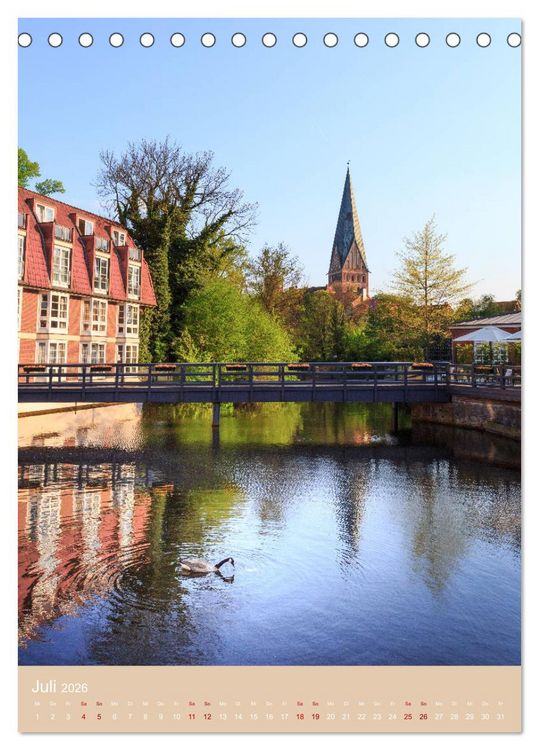 Produktbild: Sch&ouml;nes L&uuml;neburg (Tischkalender 2026 DIN A5 hoch), CALVENDO Monatskalender