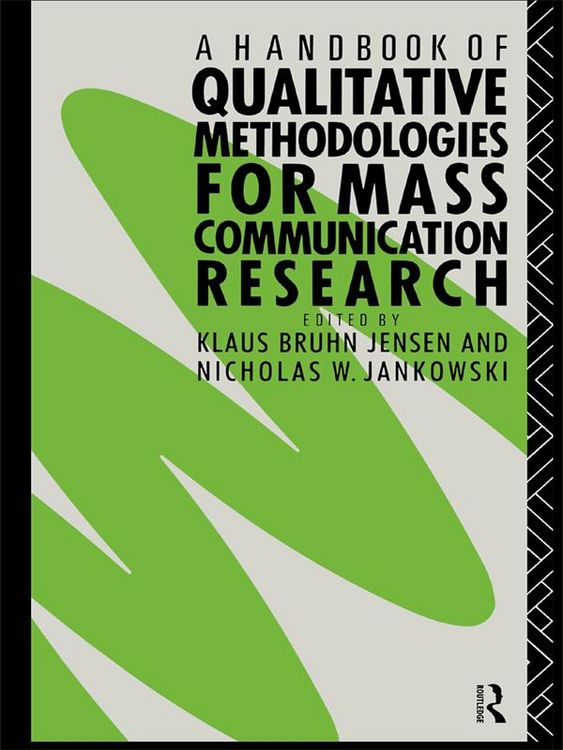 Produktbild: A Handbook of Qualitative Methodologies for Mass Communication Research