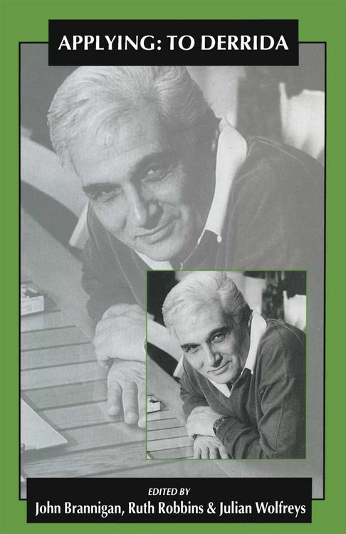 Produktbild: Applying: To Derrida