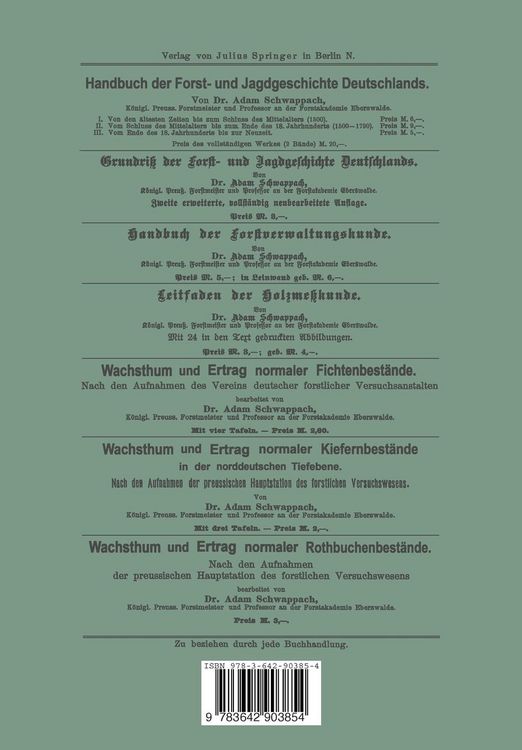 Produktbild: Die Ergebnisse der in den preussischen Staatsforsten ausgef&uuml;hrten Anbauversuche mit fremdl&auml;ndischen Holzarten