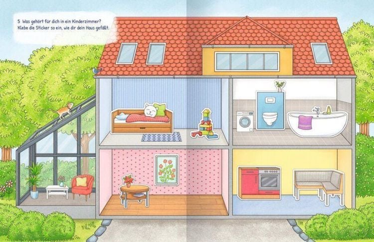 Produktbild: Meine gro&szlig;e bunte Stickerwelt - Zu Hause