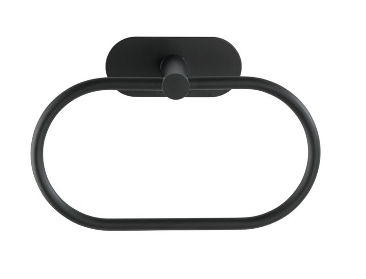 Produktbild: Turbo-Loc&reg; Handtuchring Mod. Orea Black Matt, Befestigen ohne bohren