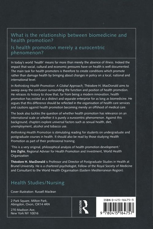 Produktbild: Rethinking Health Promotion