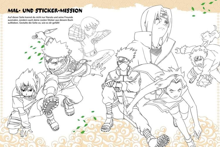 Produktbild: Naruto: Ninja-Stickerspa&szlig;