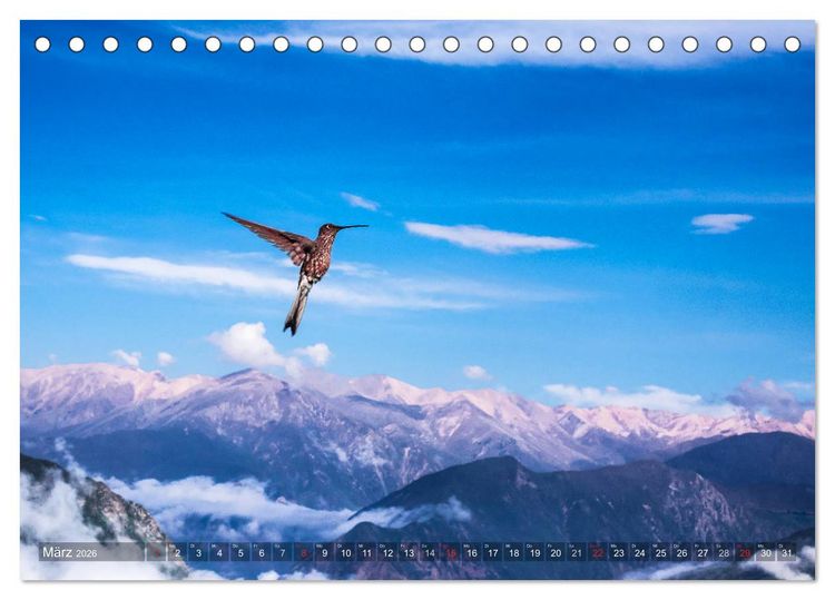 Produktbild: Peru und Bolivien - Traumlandschaften (Tischkalender 2026 DIN A5 quer), CALVENDO Monatskalender