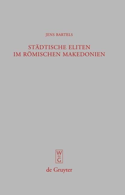 Produktbild: St&auml;dtische Eliten im r&ouml;mischen Makedonien