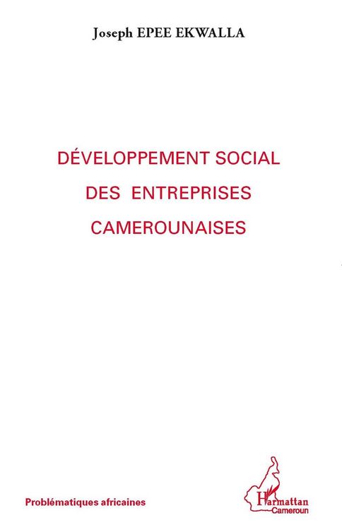 Produktbild: Developpement social des entreprises camerounaises