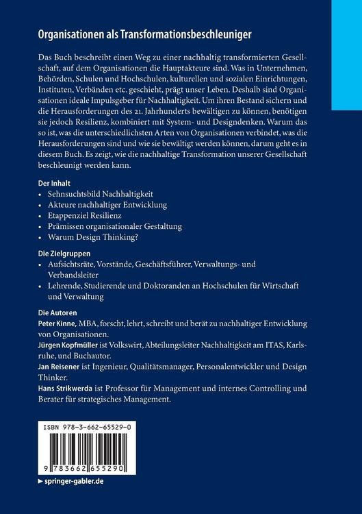 Produktbild: Organisationen als Transformationsbeschleuniger