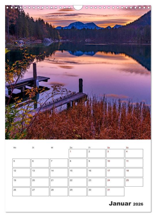 Produktbild: Urlaub in Oberbayern - zwischen Watzmann und Chiemsee (Wandkalender 2026 DIN A3 hoch), CALVENDO Monatskalender