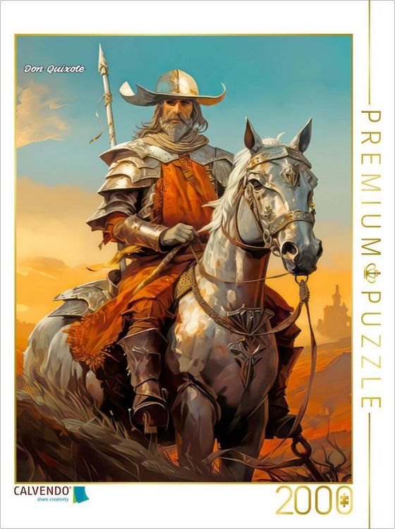 Produktbild: CALVENDO Puzzle Weltliteratur visualisiert | 2000 Teile Lege-Gr&ouml;&szlig;e 90x67cm Foto-Puzzle f&uuml;r gl&uuml;ckliche Stunden