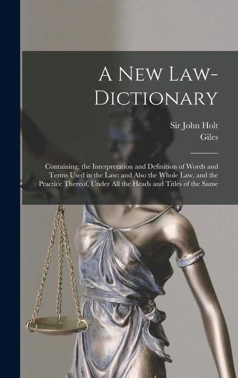 Produktbild: A New Law-dictionary