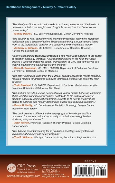 Produktbild: Engineering Patient Safety in Radiation Oncology