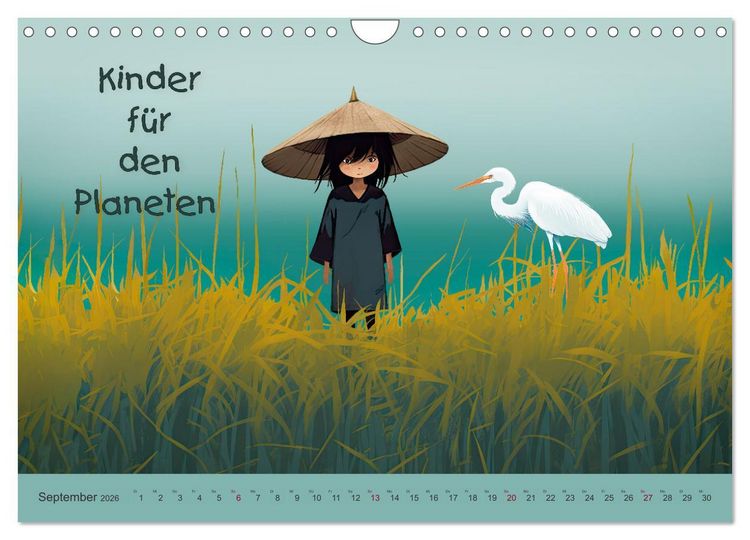 Produktbild: Friedensboten - Stimmen der Hoffnung (Wandkalender 2026 DIN A4 quer), CALVENDO Monatskalender