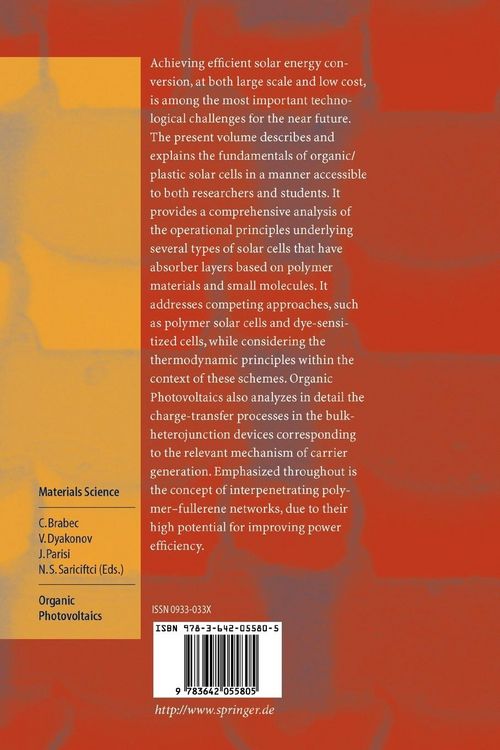 Produktbild: Organic Photovoltaics