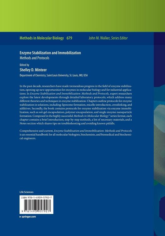 Produktbild: Enzyme Stabilization and Immobilization