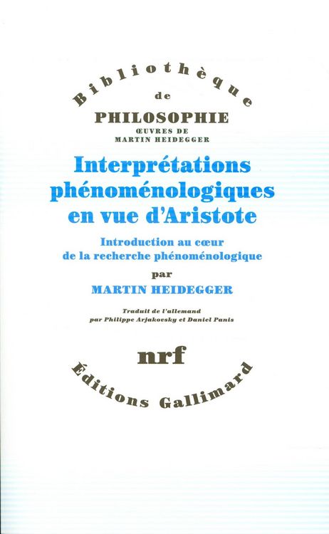 Produktbild: Interpr&eacute;tations ph&eacute;nom&eacute;nologiques en vue d'Aristote