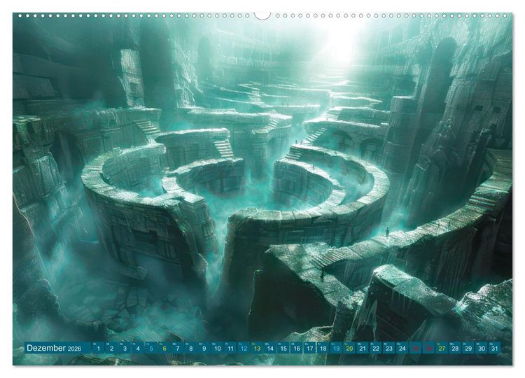 Produktbild: Mystische r&auml;tselhafte Orte (Wandkalender 2026 DIN A2 quer), CALVENDO Monatskalender