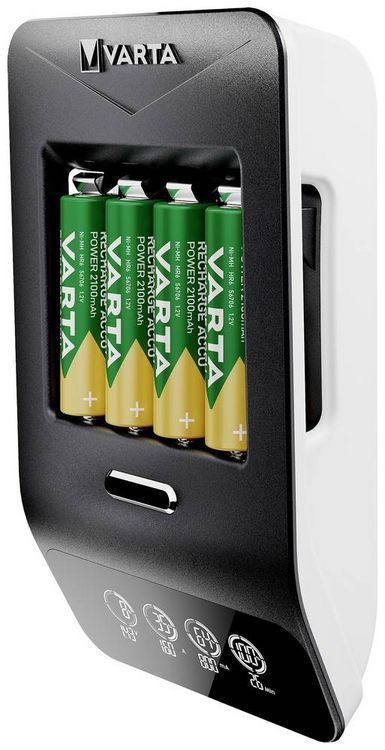 Produktbild: Varta LCD Ultra Fast Ch.+ 4x 56706 Rundzellen-Ladeger&auml;t NiMH Micro (AAA), Mignon (AA)