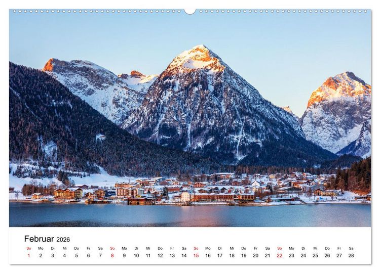Produktbild: Traumhafter Achensee - eine kalendarische Reise (hochwertiger Premium Wandkalender 2026 DIN A2 quer), Kunstdruck in Hochglanz