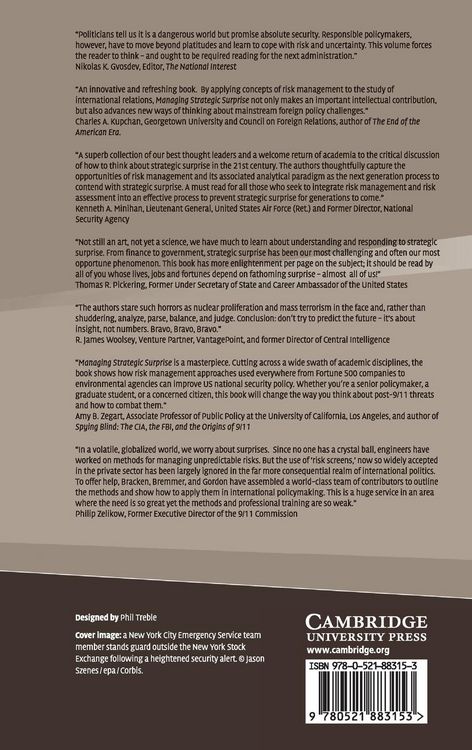 Produktbild: Managing Strategic Surprise