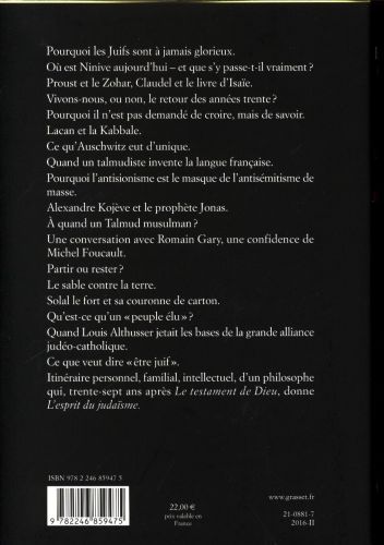 Produktbild: Le g&eacute;nie du juda&iuml;sme