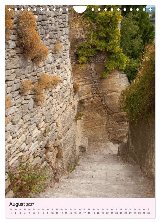 Produktbild: Provence &ndash; Die kleinen D&ouml;rfer in gro&szlig;er Sch&ouml;nheit (Wandkalender 2027 DIN A4 hoch), CALVENDO Monatskalender