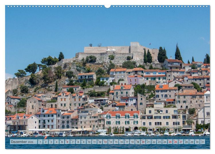 Produktbild: Kroatien - Zauberhaftes &Scaron;ibenik-Knin (hochwertiger Premium Wandkalender 2026 DIN A2 quer), Kunstdruck in Hochglanz
