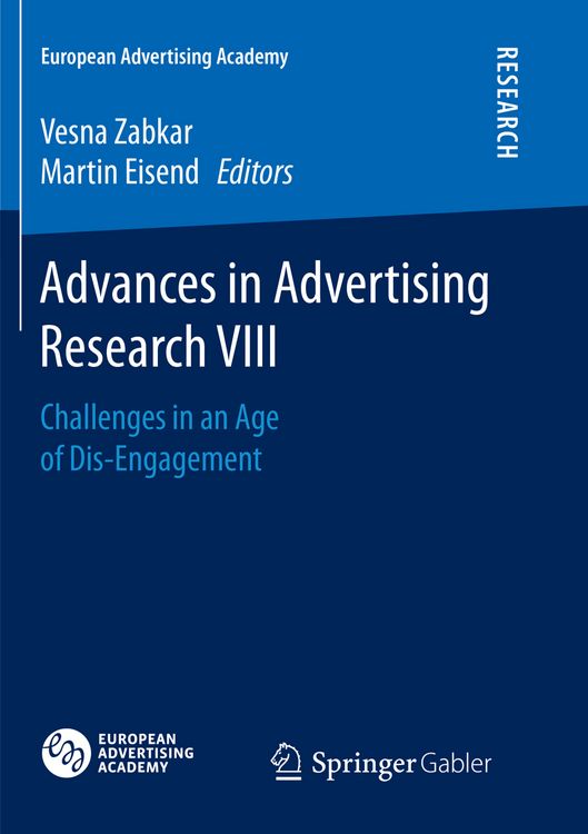 Produktbild: Advances in Advertising Research VIII