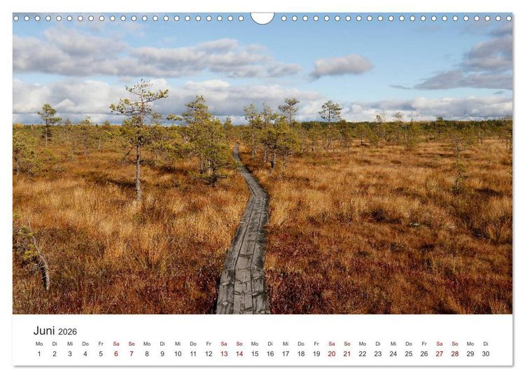 Produktbild: Estland - Pittoreske Sch&ouml;nheit im Baltikum (Wandkalender 2026 DIN A3 quer), CALVENDO Monatskalender