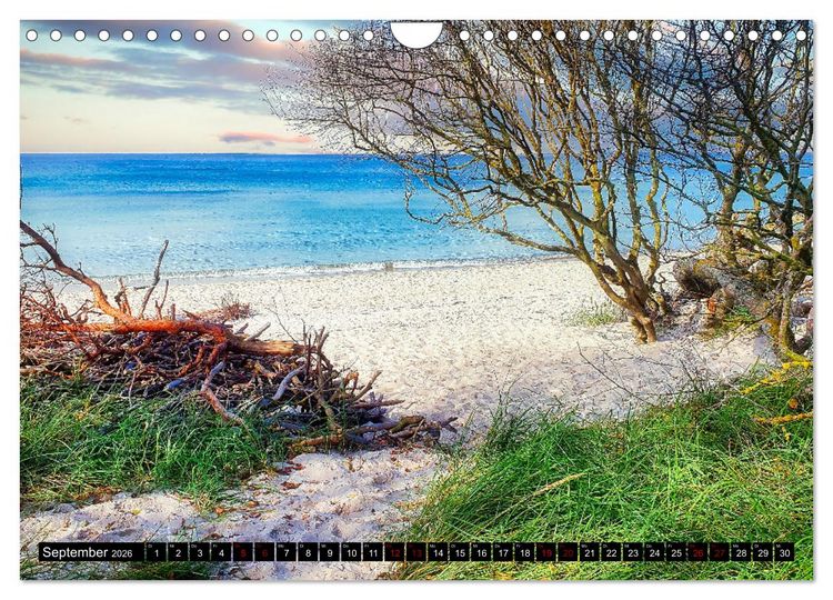 Produktbild: Fischland - Dar&szlig;- Zingst (Wandkalender 2026 DIN A4 quer), CALVENDO Monatskalender