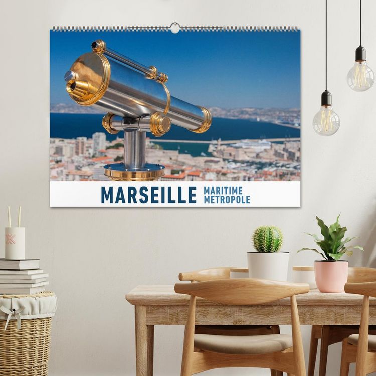 Produktbild: Marseille Maritime Metropole (Wandkalender 2026 DIN A2 quer), CALVENDO Monatskalender