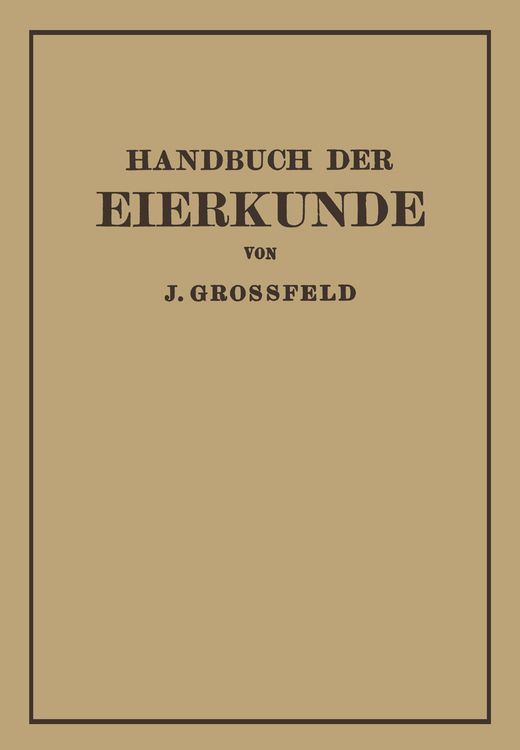 Produktbild: Handbuch der Eierkunde