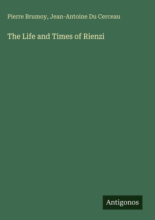 Produktbild: The Life and Times of Rienzi