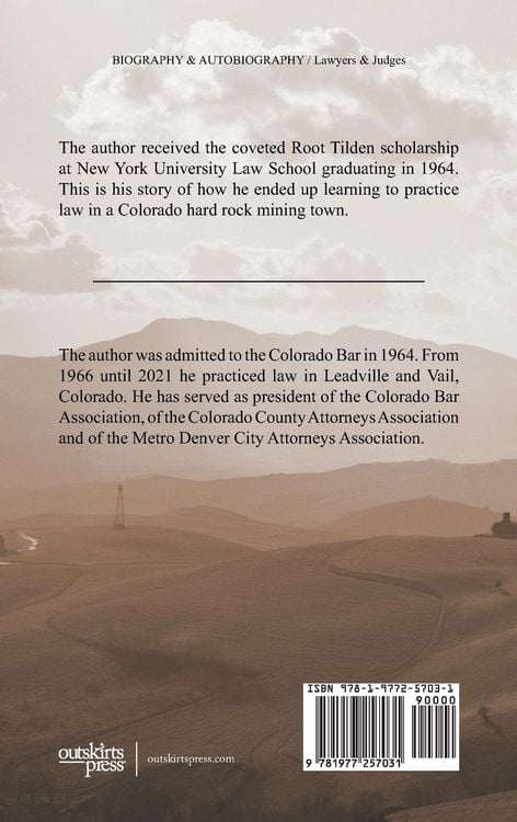 Produktbild: Learning to be a Lawyer in Leadville, Colorado