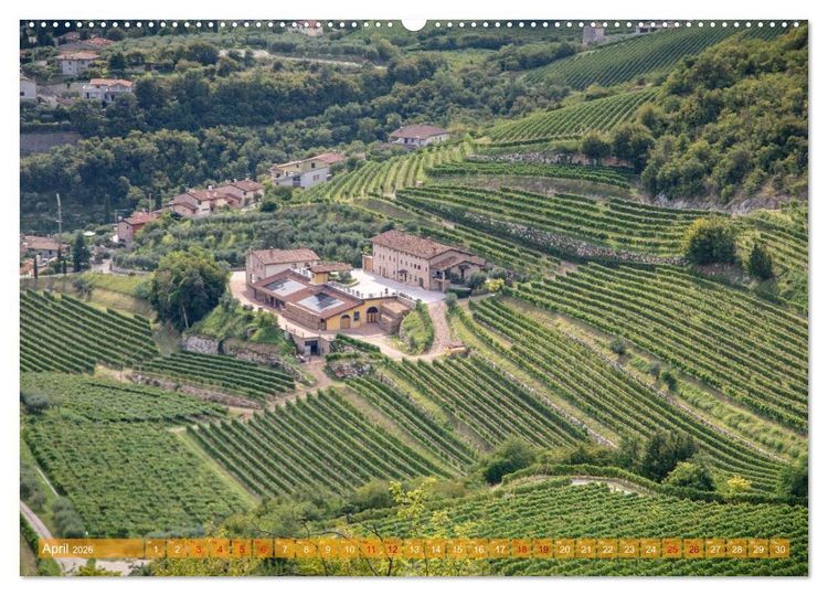 Produktbild: Valpolicella (Wandkalender 2026 DIN A2 quer), CALVENDO Monatskalender