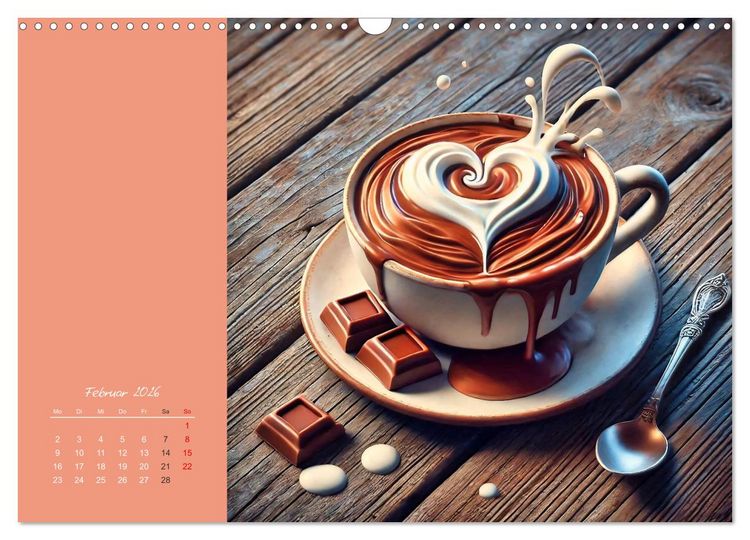 Produktbild: Sag's mit Schokolade (Wandkalender 2026 DIN A3 quer), CALVENDO Monatskalender