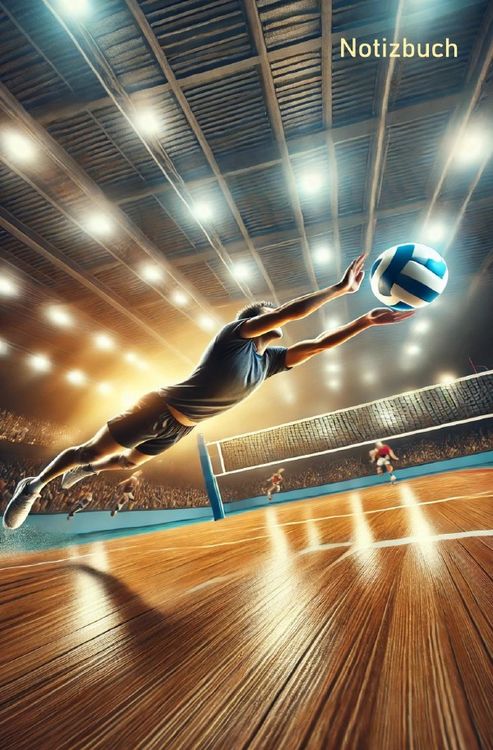 Produktbild: Notizbuch Volleyball